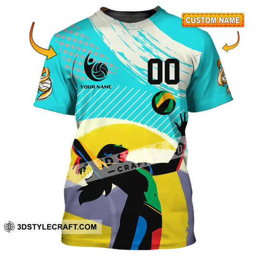 Unisex Shirt - Custom Volleyball 3D Shirt - T-shirt