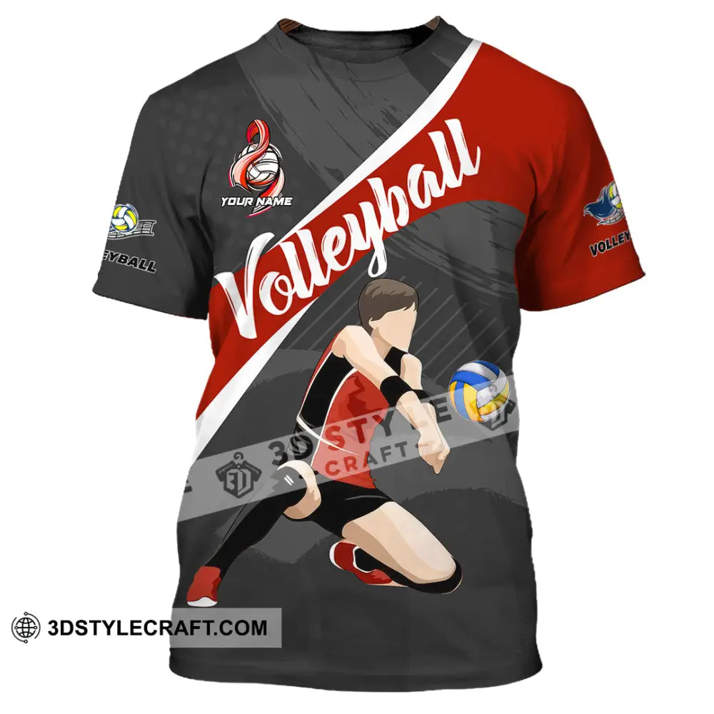 Unisex Shirt - Custom Volleyball 3D Shirt - T-Shirt / S - T-shirt