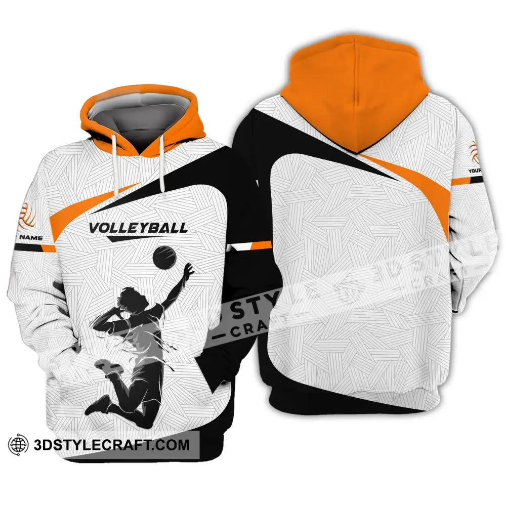 Unisex Shirt Custom Volleyball Hoodie T-Shirt For Team Gift Players