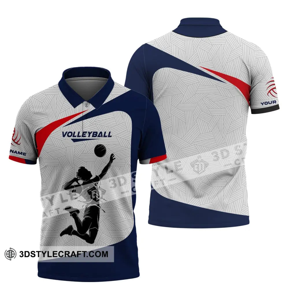 Unisex Shirt Custom Volleyball Hoodie Team T-Shirt Gift For Players Polo / S