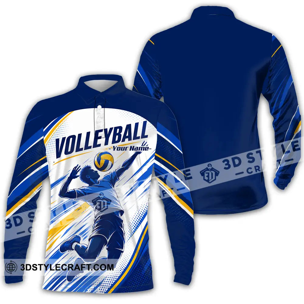 Unisex Shirt - Custom Volleyball Shirt - Long Sleeve Polo / S - T-shirt
