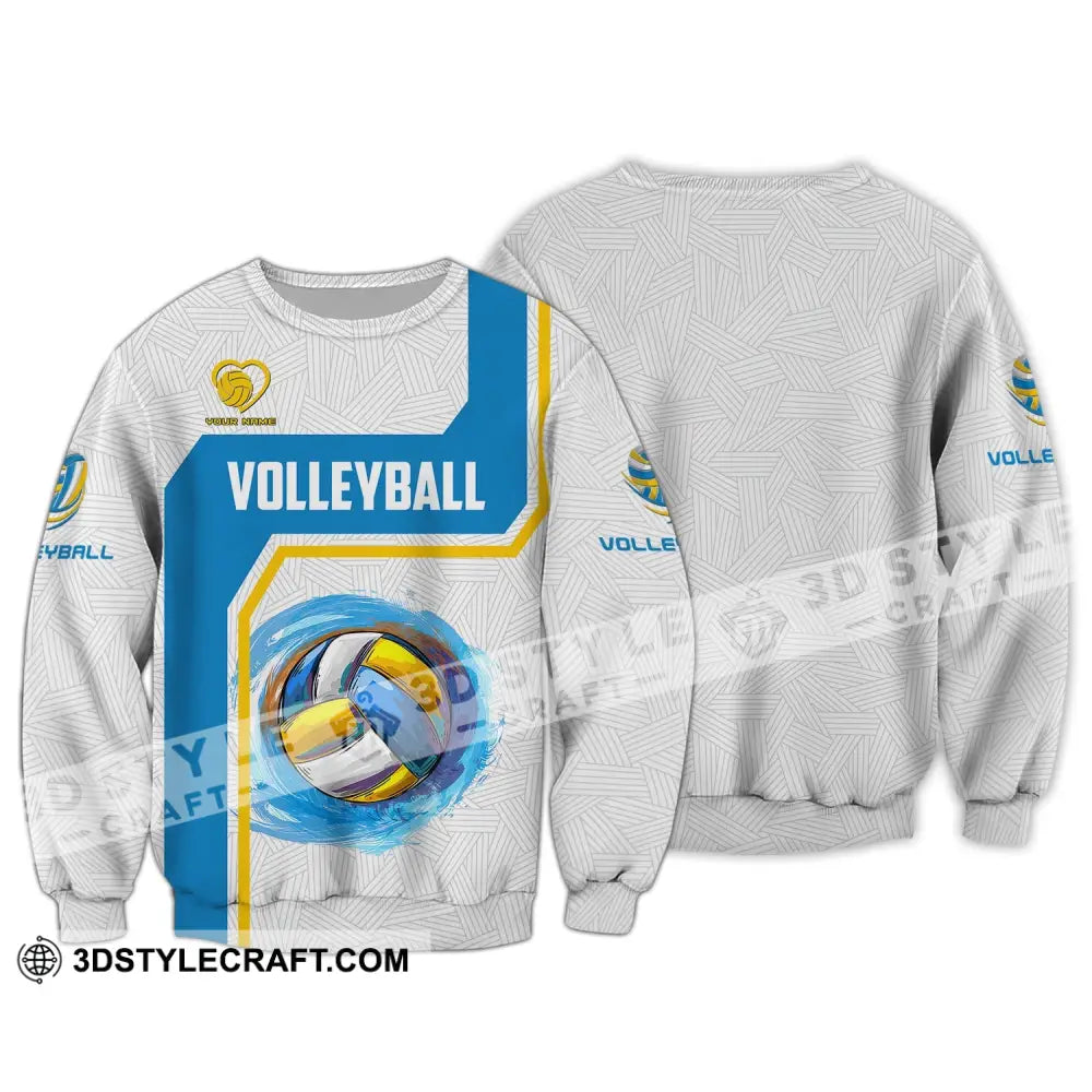 Unisex Shirt Custom Volleyball T-Shirt For Team Gift Players Long Sleeve / S