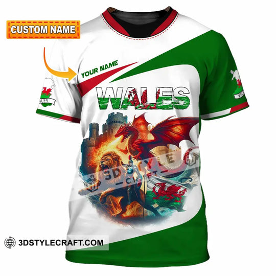 Unisex Shirt - Custom Wales Shirt style option 1