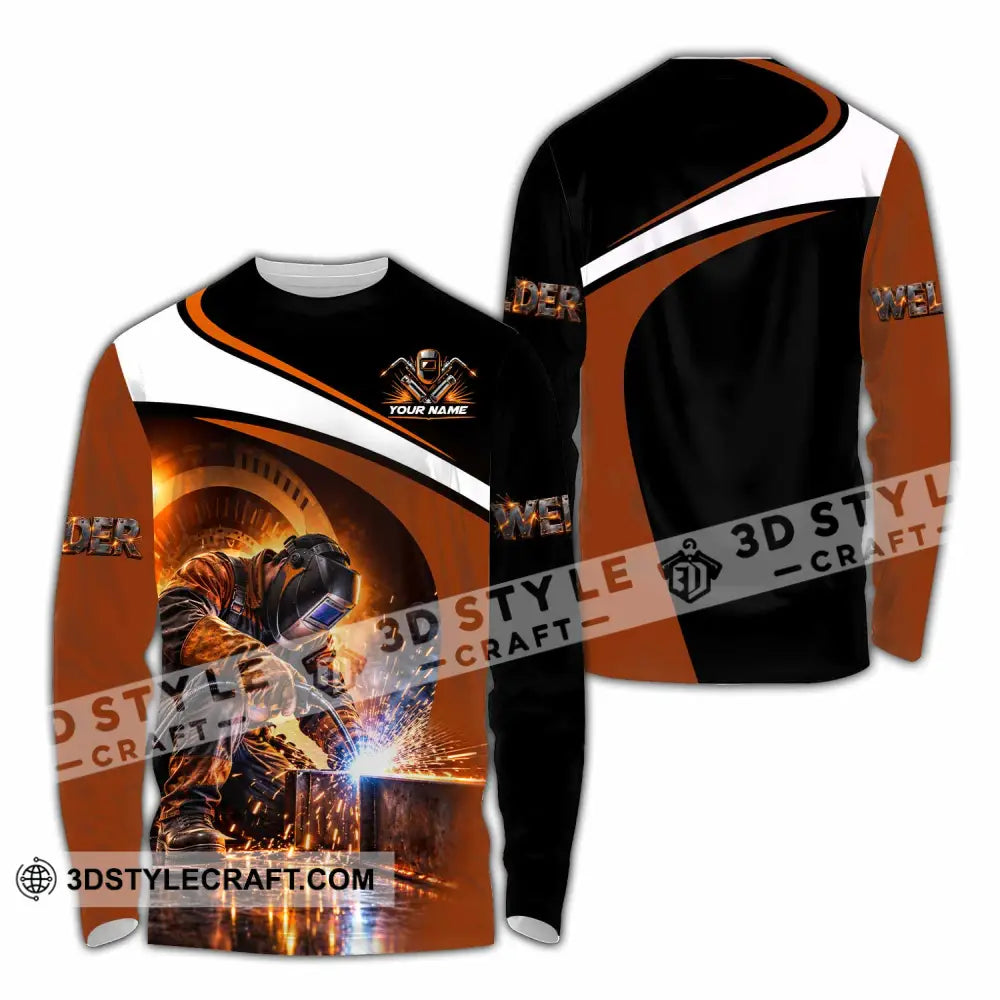 Unisex Shirt - Custom Welder Shirt - Long Sleeve Shirt / S - T-shirt
