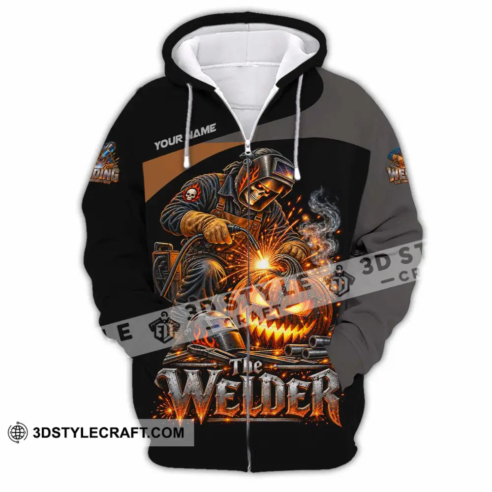 Unisex Shirt - Custom Welder Shirt - Zipper Hoodie / S - T-shirt