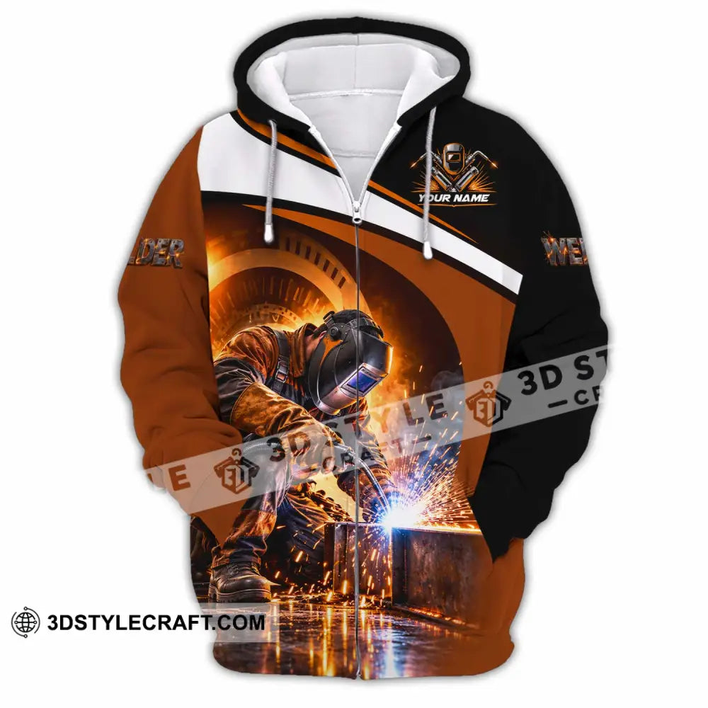 Unisex Shirt - Custom Welder Shirt - Zipper Hoodie / S - T-shirt
