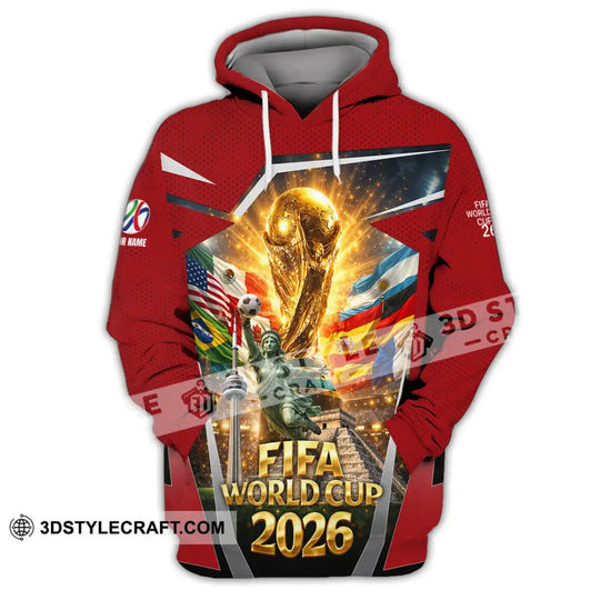 Unisex Shirt - Custom World Cup 2026 3D Shirt style option 2