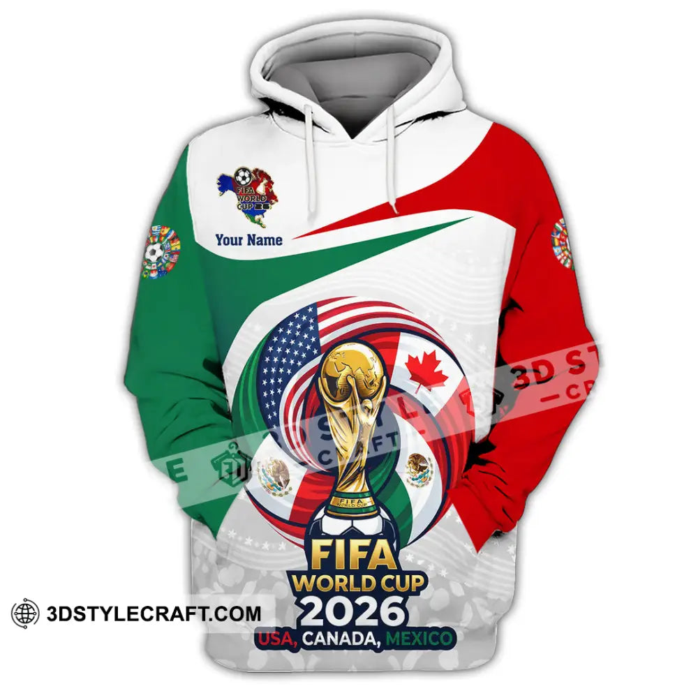 Unisex Shirt - Custom World Cup 2026 3D Shirt - Hoodie / S - T-shirt