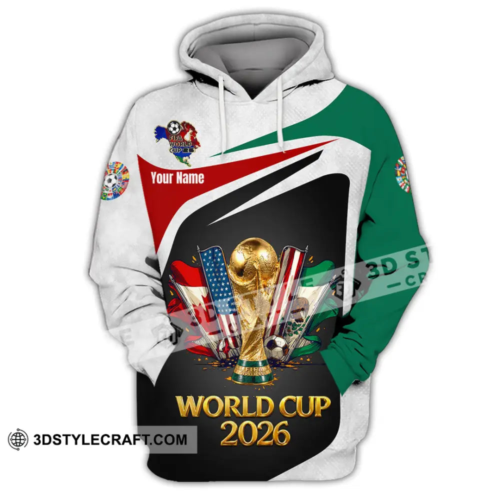 Unisex Shirt - Custom World Cup 2026 3D Shirt - Hoodie / S - T-shirt