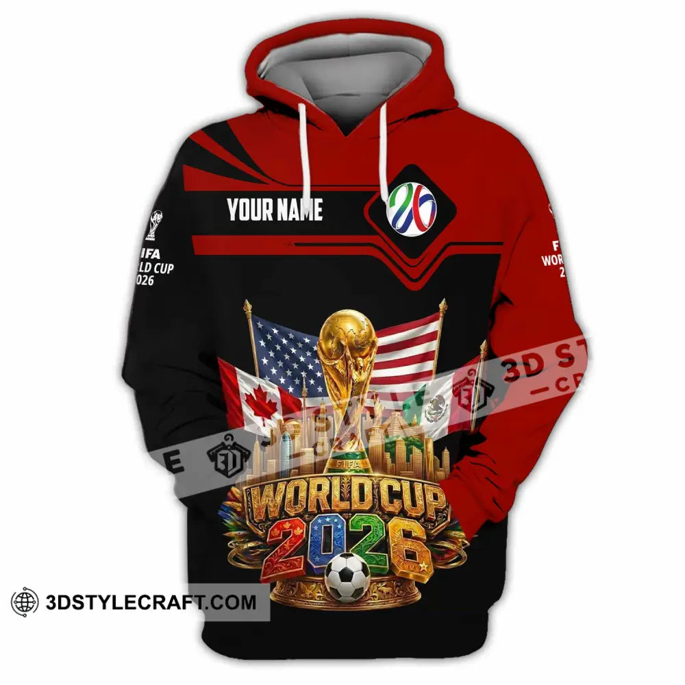 Unisex Shirt - Custom World Cup 2026 3D Shirt - Hoodie / S - T-shirt