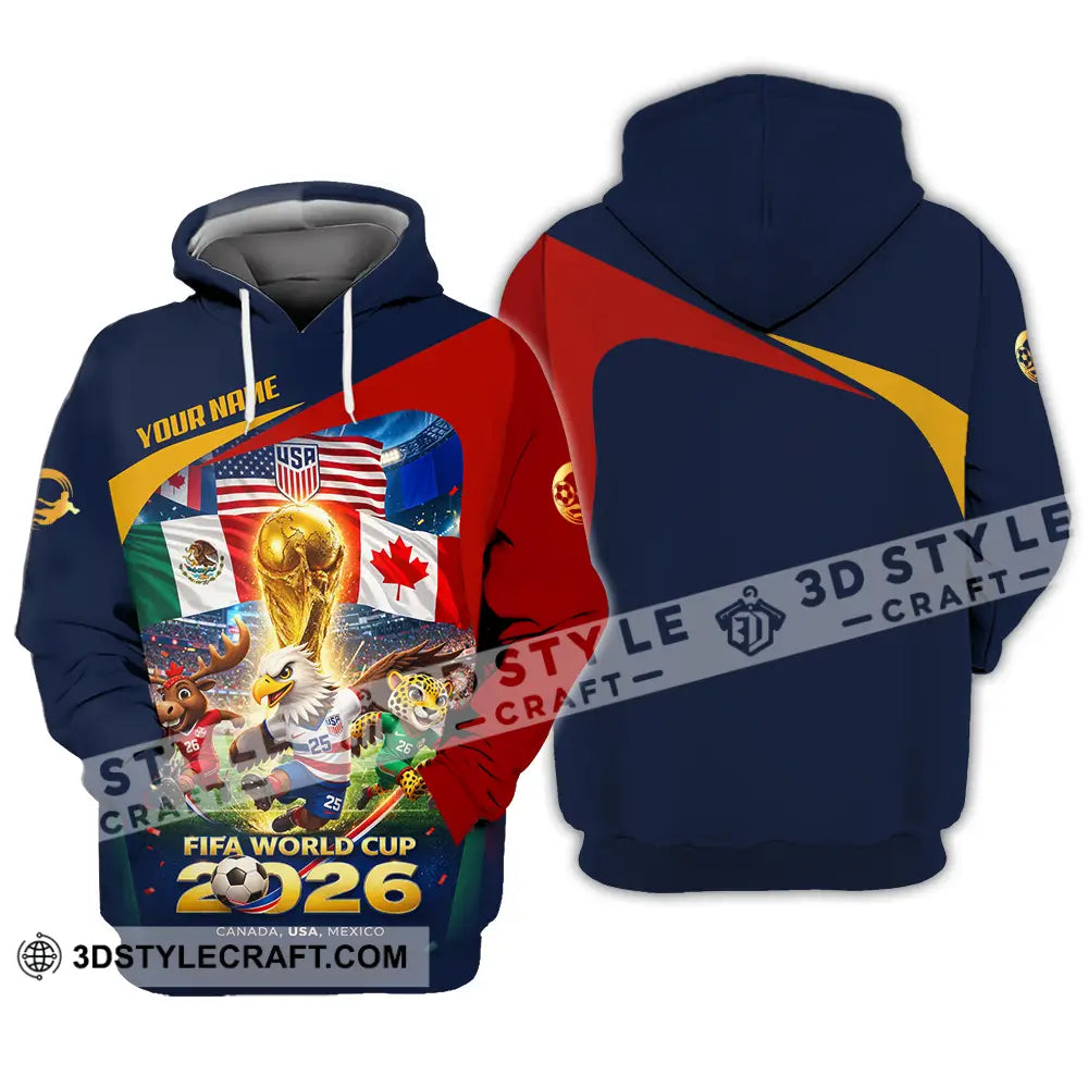 Unisex Shirt - Custom World Cup 2026 3D Shirt Hoodie / S T-shirt