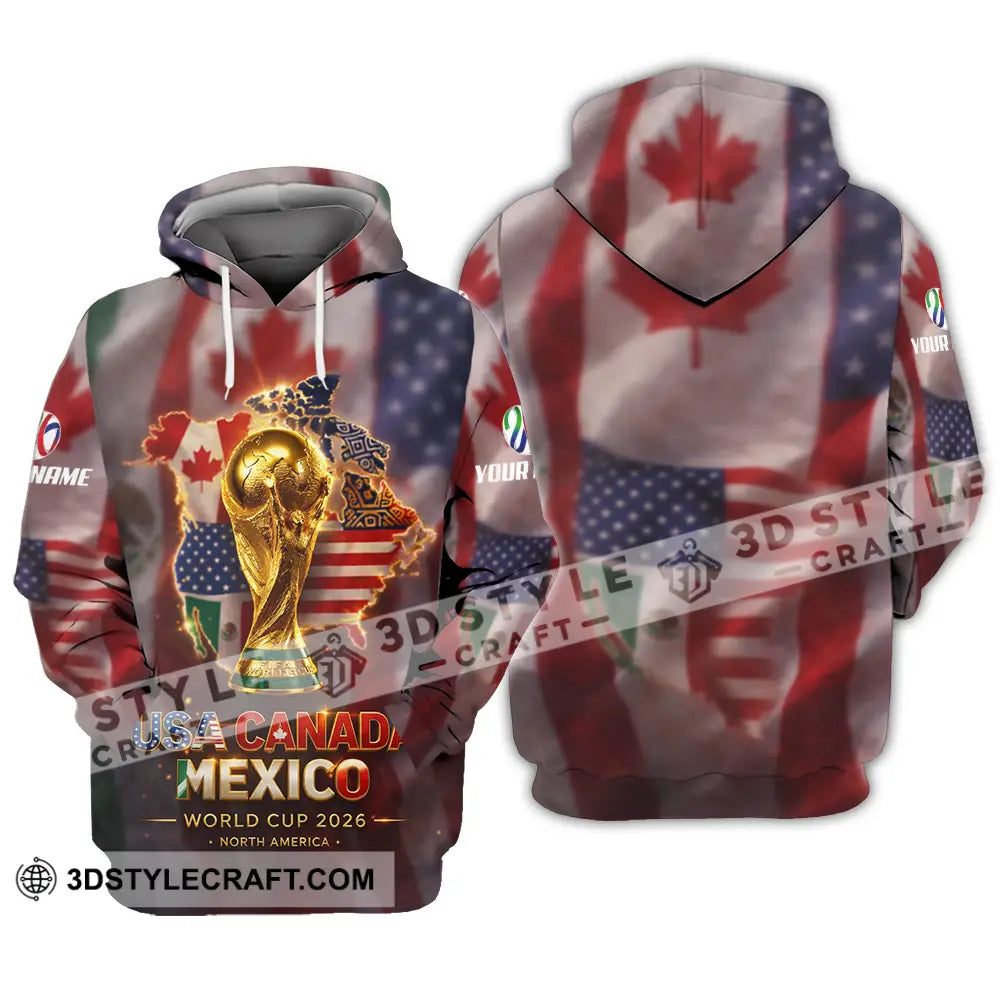 Unisex Shirt - Custom World Cup 2026 3D Shirt Hoodie / S T-shirt