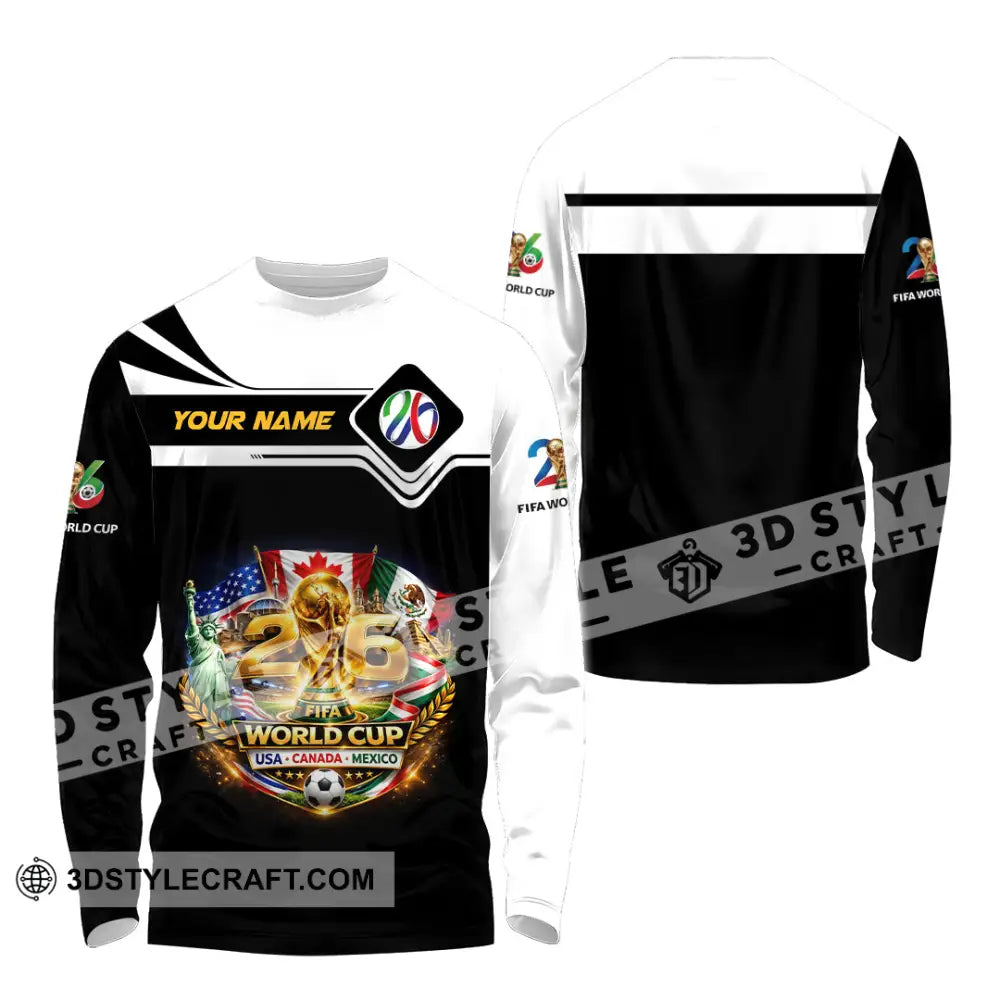 Unisex Shirt - Custom World Cup 2026 3D Shirt - Long Sleeve Shirt / S - T-shirt