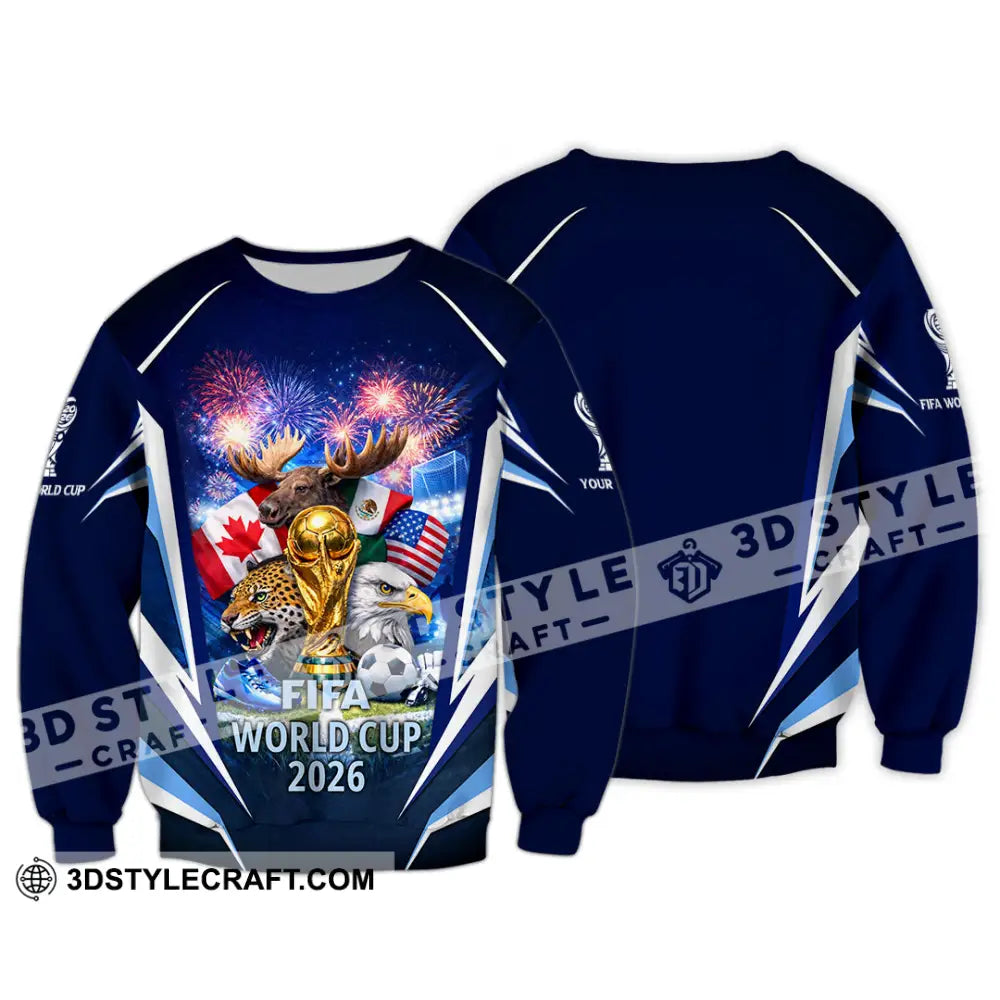 Unisex Shirt - Custom World Cup 2026 3D Shirt Long Sleeve / S T-shirt