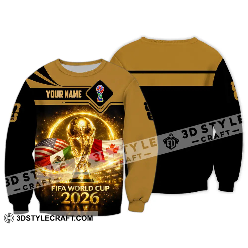 Unisex Shirt - Custom World Cup 2026 3D Shirt - Long Sleeve / S - T-shirt