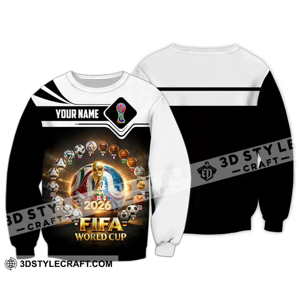 Unisex Shirt - Custom World Cup 2026 3D Shirt - Long Sleeve / S - T-shirt