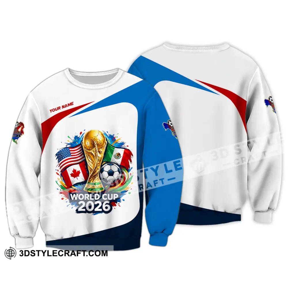 Unisex Shirt - Custom World Cup 2026 3D Shirt - Long Sleeve / S - T-shirt