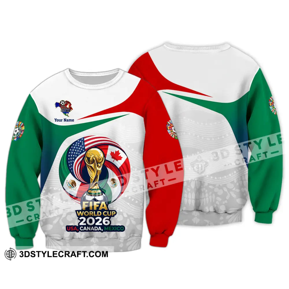 Unisex Shirt - Custom World Cup 2026 3D Shirt - Long Sleeve / S - T-shirt