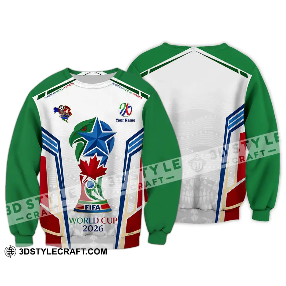 Unisex Shirt - Custom World Cup 2026 3D Shirt - Long Sleeve / S - T-shirt