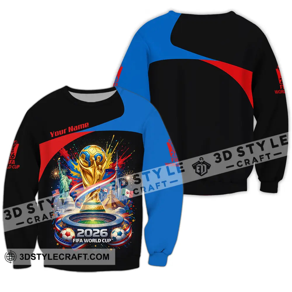 Unisex Shirt - Custom World Cup 2026 3D Shirt - Long Sleeve / S - T-shirt