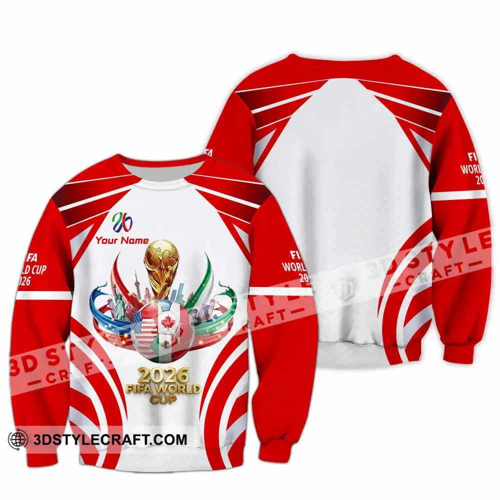 Unisex Shirt - Custom World Cup 2026 3D Shirt Long Sleeve / S T-shirt