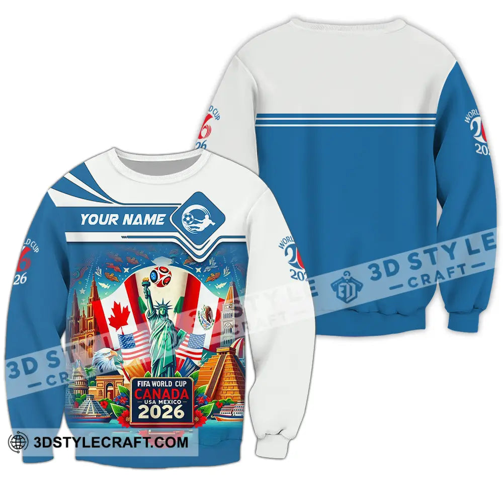 Unisex Shirt - Custom World Cup 2026 3D Shirt Long Sleeve / S T-shirt