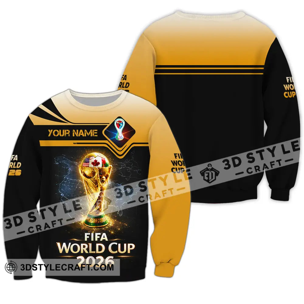 Unisex Shirt - Custom World Cup 2026 3D Shirt - Long Sleeve / S - T-shirt