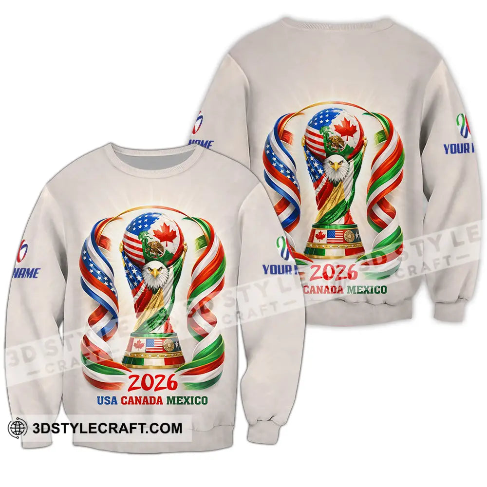 Unisex Shirt - Custom World Cup 2026 3D Shirt Long Sleeve / S T-shirt