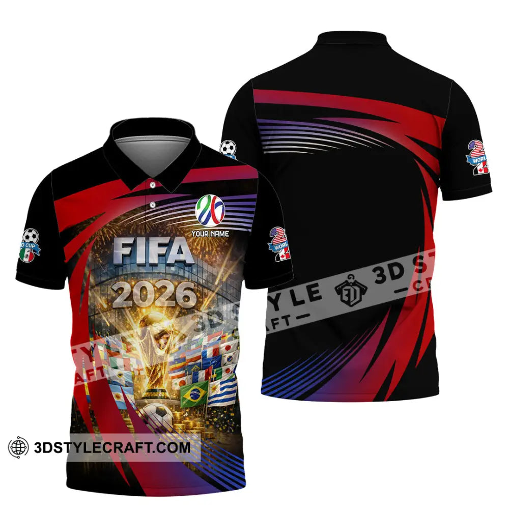 Unisex Shirt - Custom World Cup 2026 3D Shirt Polo Shirt / S T-shirt
