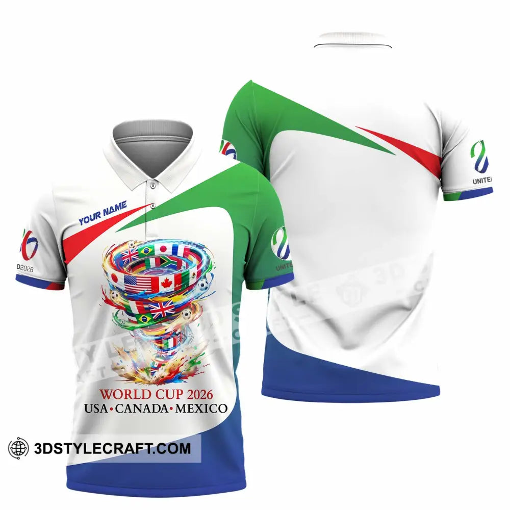 Unisex Shirt - Custom World Cup 2026 3D Shirt Polo Shirt / S T-shirt