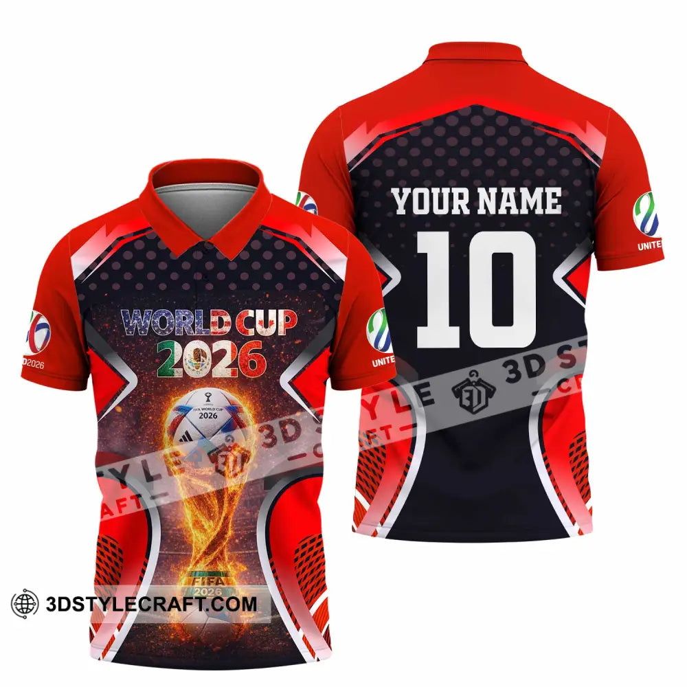 Unisex Shirt - Custom World Cup 2026 3D Shirt T-shirt
