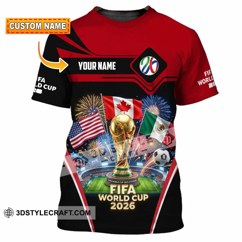 Unisex Shirt - Custom World Cup 2026 3D Shirt T-shirt