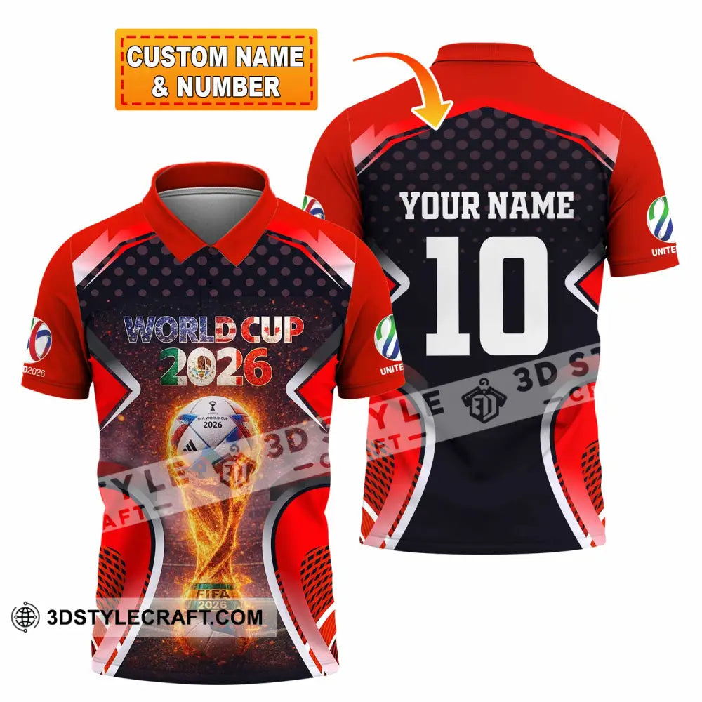 Unisex Shirt - Custom World Cup 2026 3D Shirt T-shirt