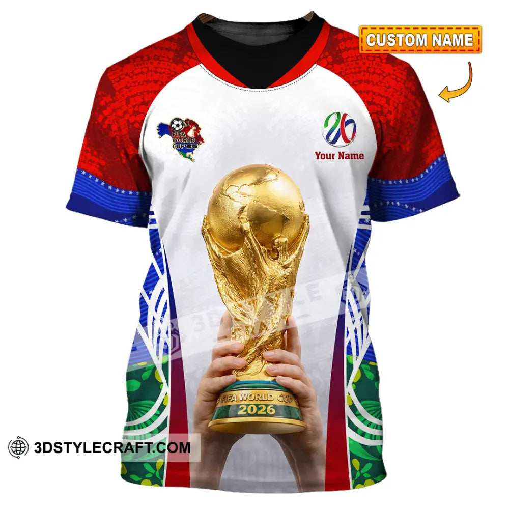 Unisex Shirt - Custom World Cup 2026 3D Shirt - T-shirt