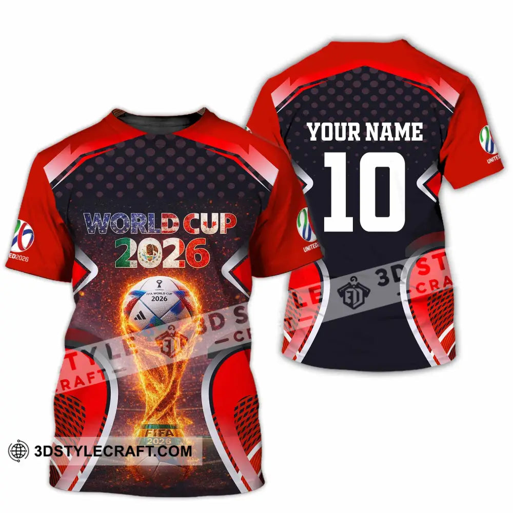 Unisex Shirt - Custom World Cup 2026 3D Shirt T-shirt