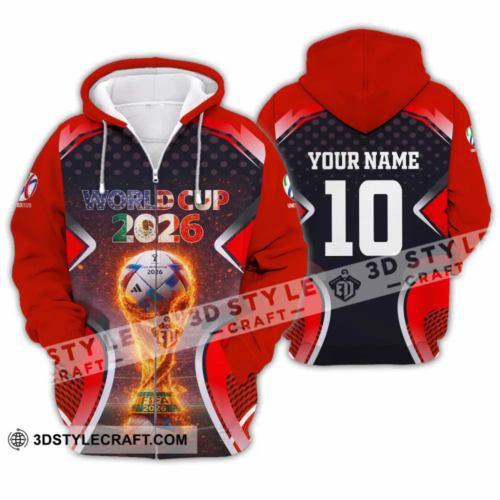 Unisex Shirt - Custom World Cup 2026 3D Shirt T-shirt