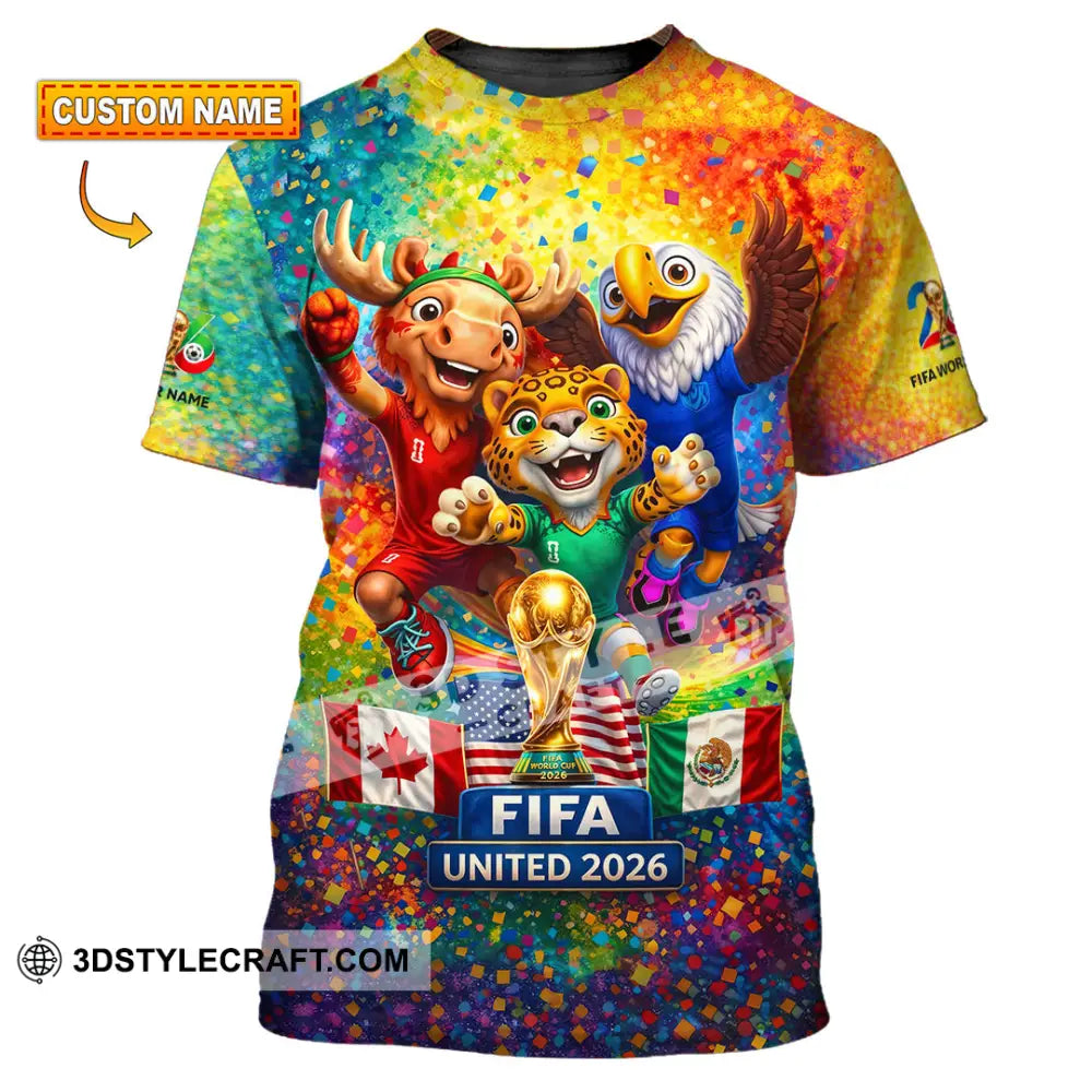 Unisex Shirt - Custom World Cup 2026 3D Shirt - T-shirt