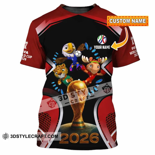 Unisex Shirt - Custom World Cup 2026 3D Shirt style option 1