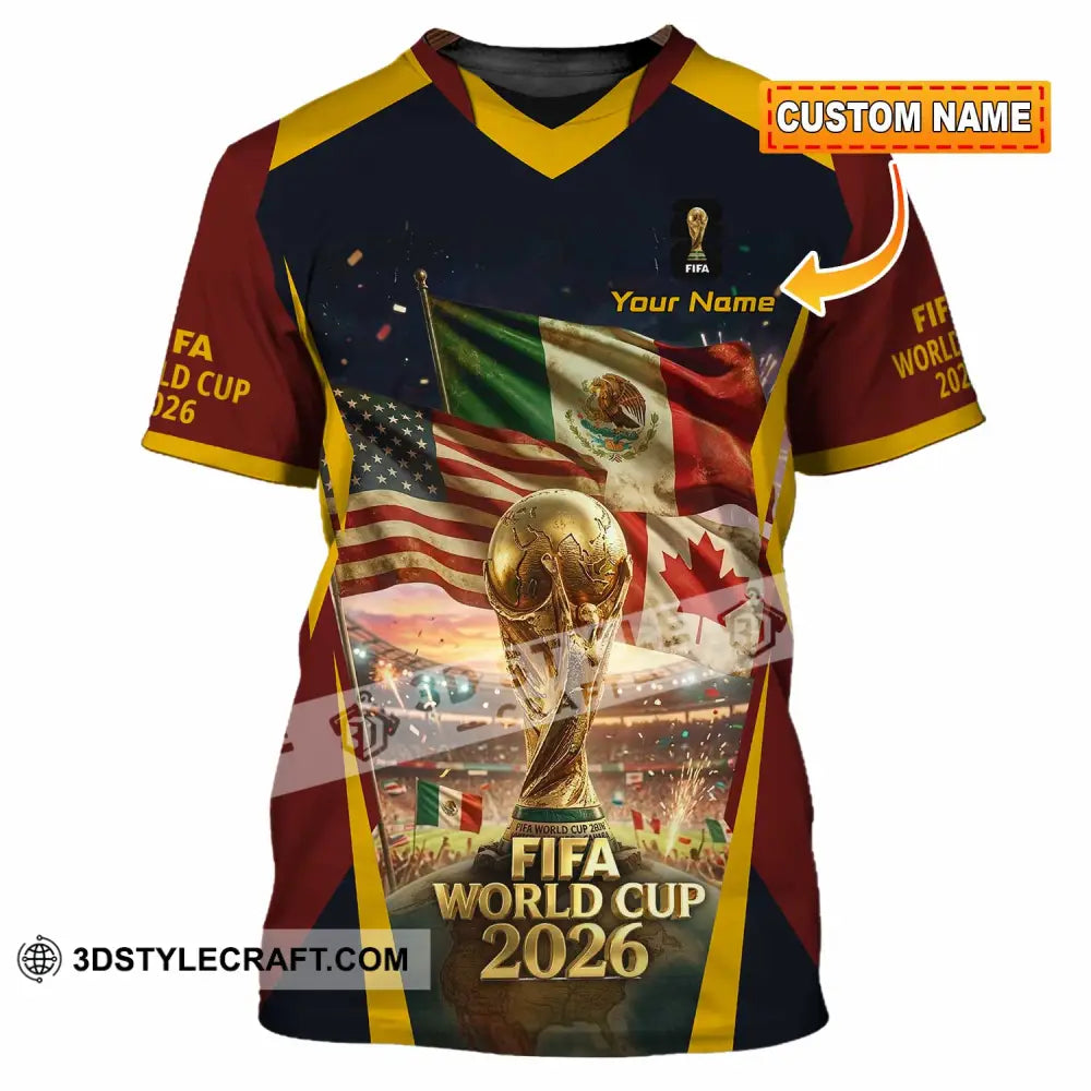 Unisex Shirt - Custom World Cup 2026 3D Shirt T-shirt