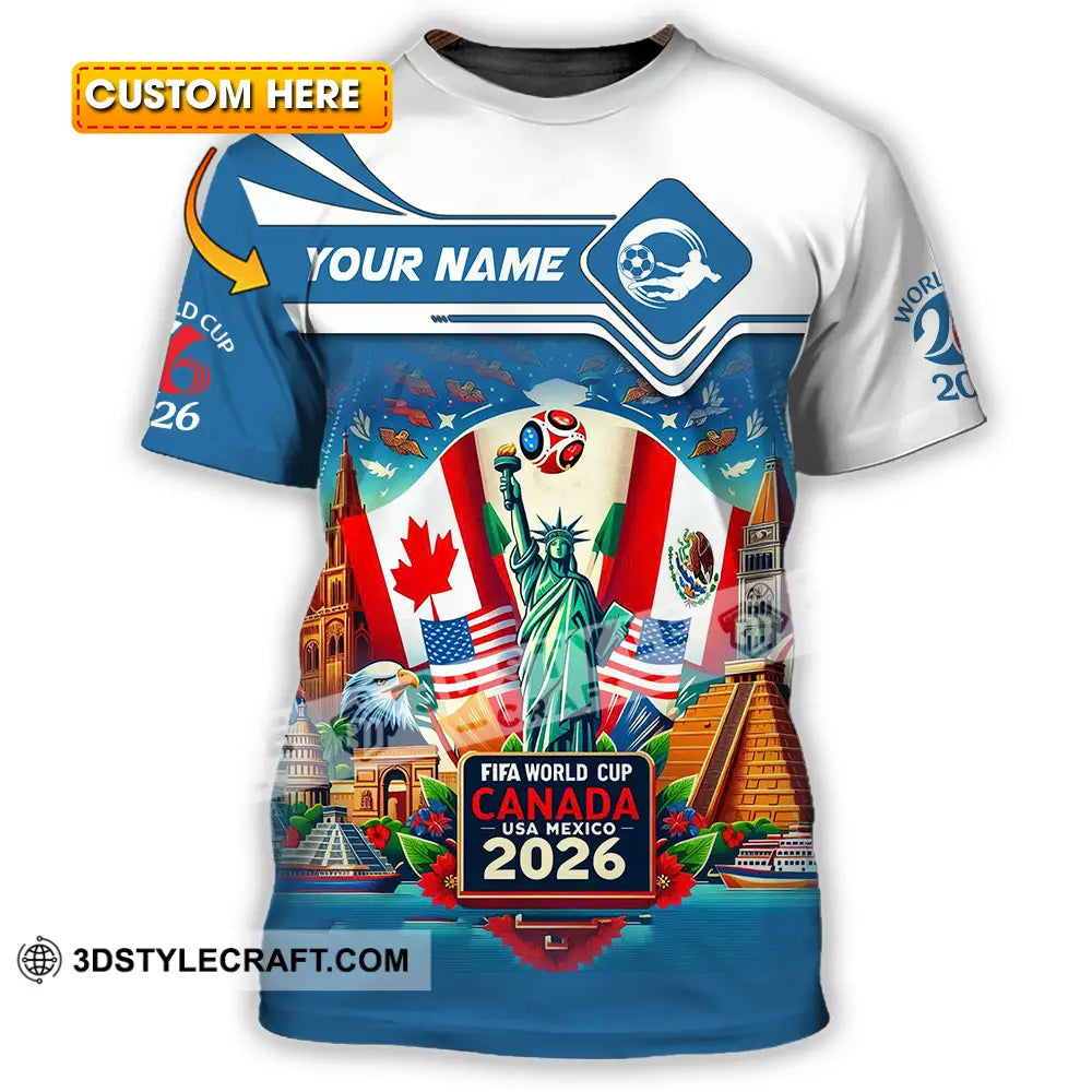 Unisex Shirt - Custom World Cup 2026 3D Shirt T-shirt