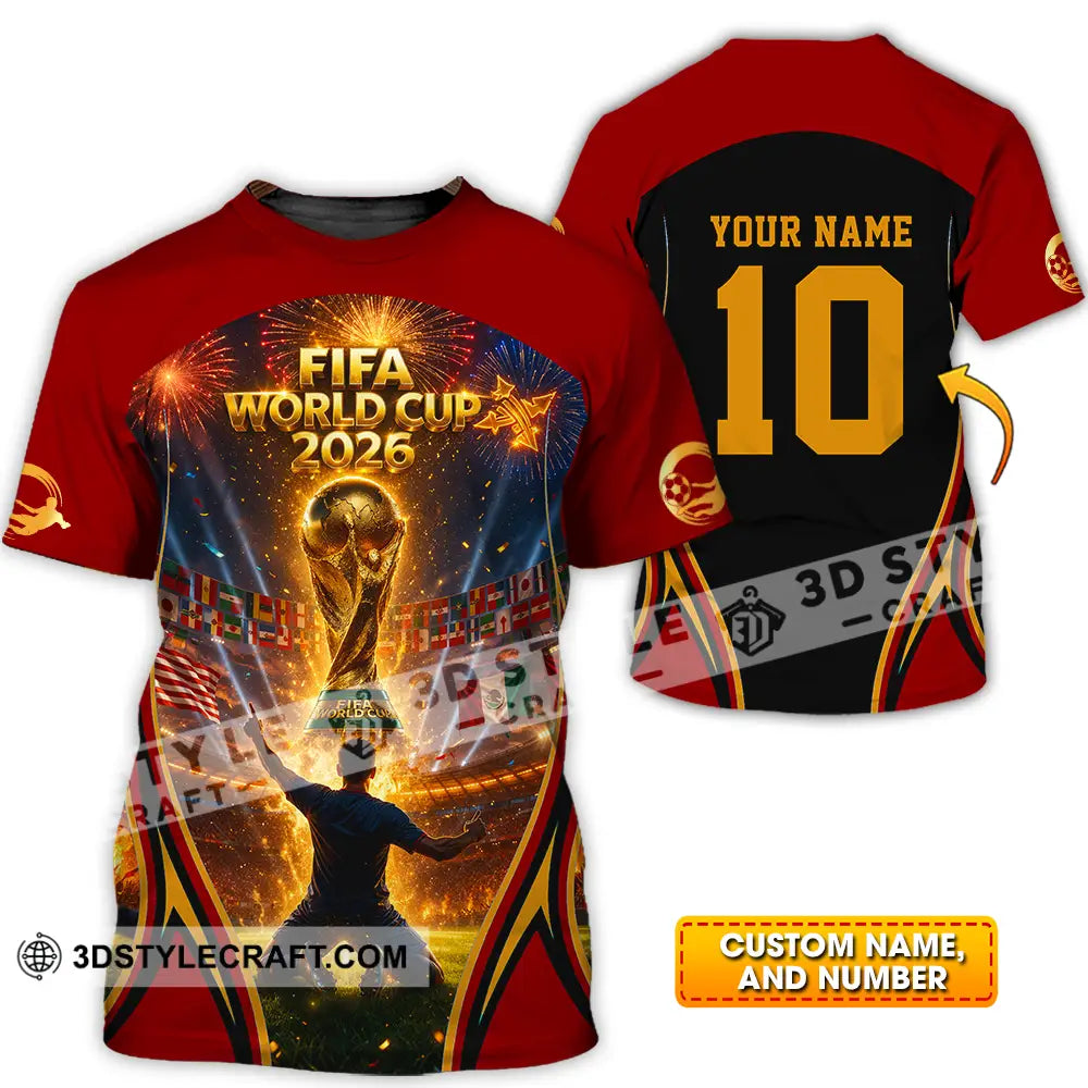 Unisex Shirt - Custom World Cup 2026 3D Shirt T-shirt