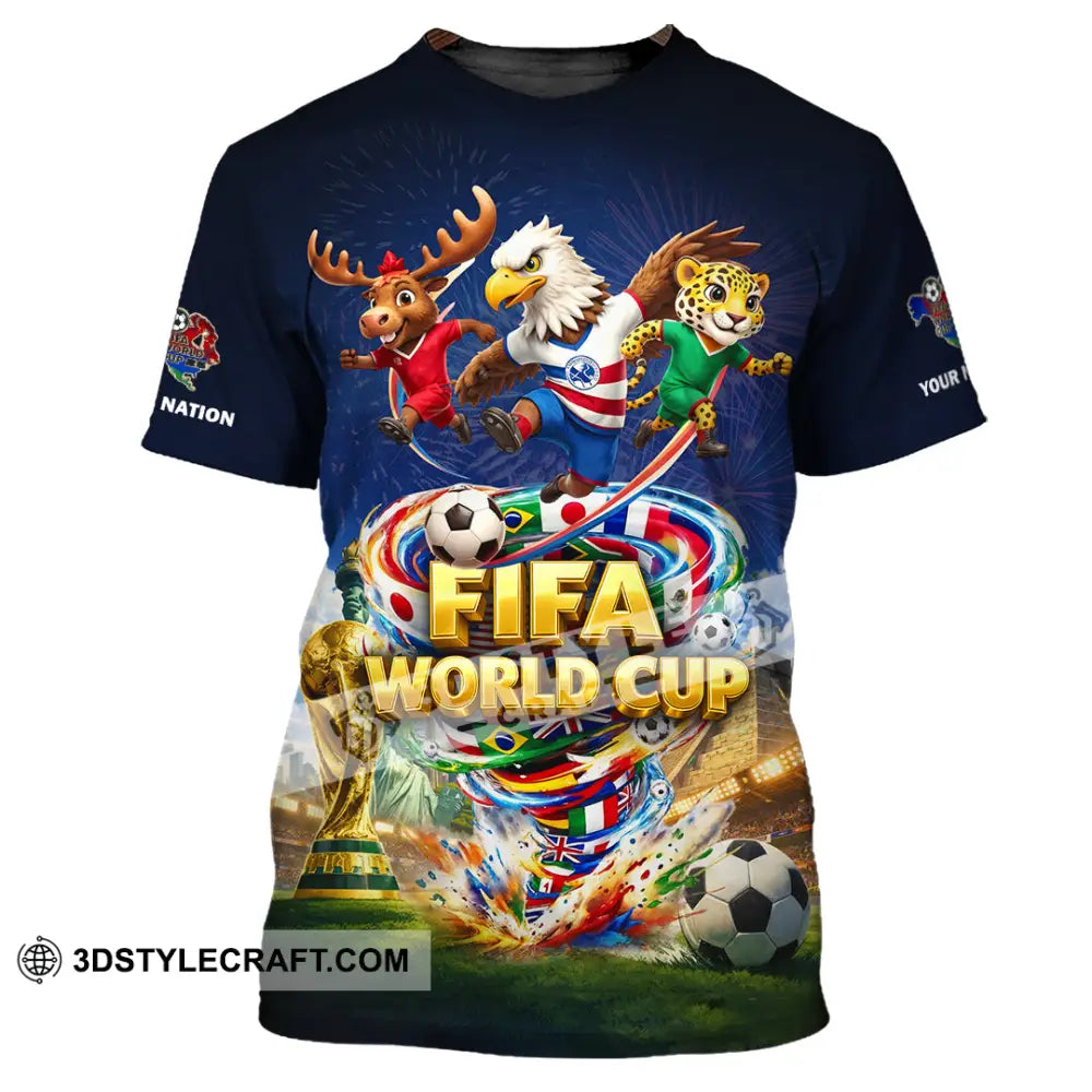 Unisex Shirt - Custom World Cup 2026 3D Shirt T-Shirt / S T-shirt