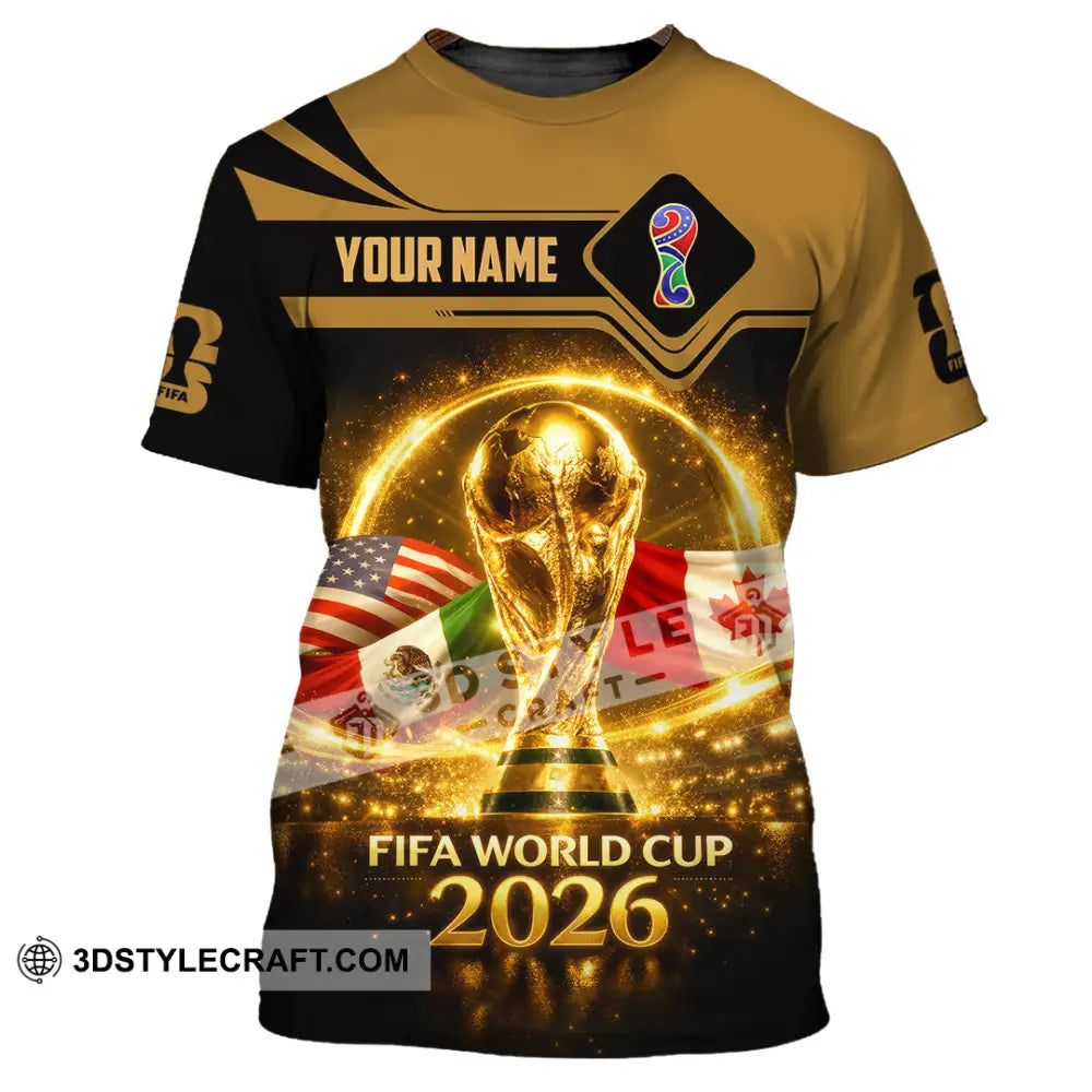 Unisex Shirt - Custom World Cup 2026 3D Shirt - T-Shirt / S - T-shirt