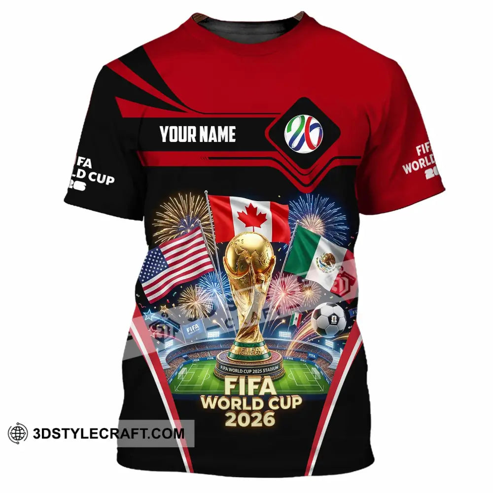 Unisex Shirt - Custom World Cup 2026 3D Shirt T-Shirt / S T-shirt