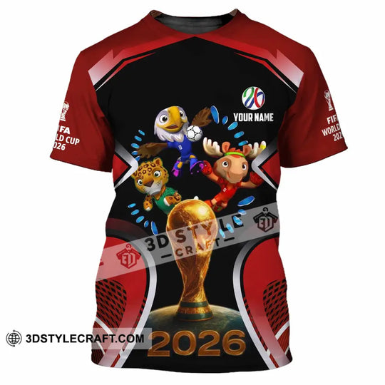 Unisex Shirt - Custom World Cup 2026 3D Shirt style option 2