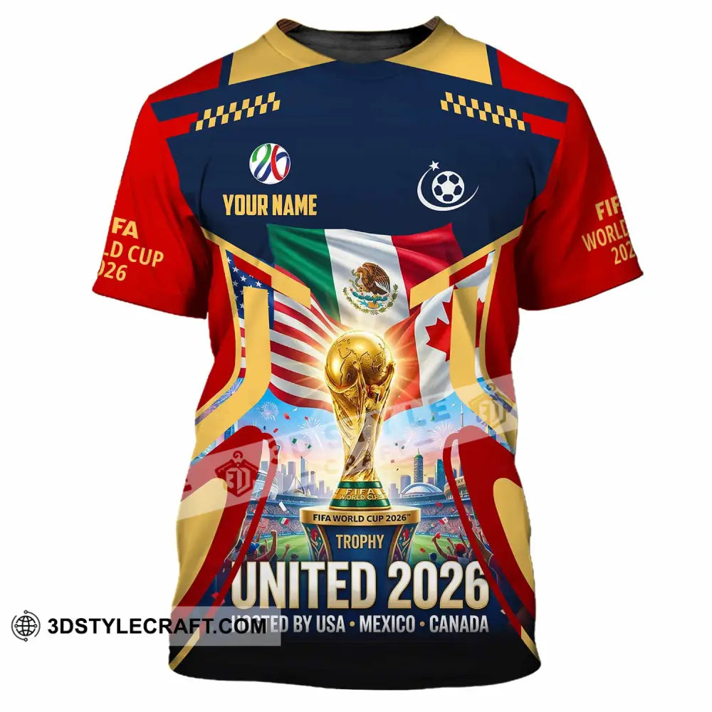 Unisex Shirt - Custom World Cup 2026 3D Shirt - T-Shirt / S - T-shirt