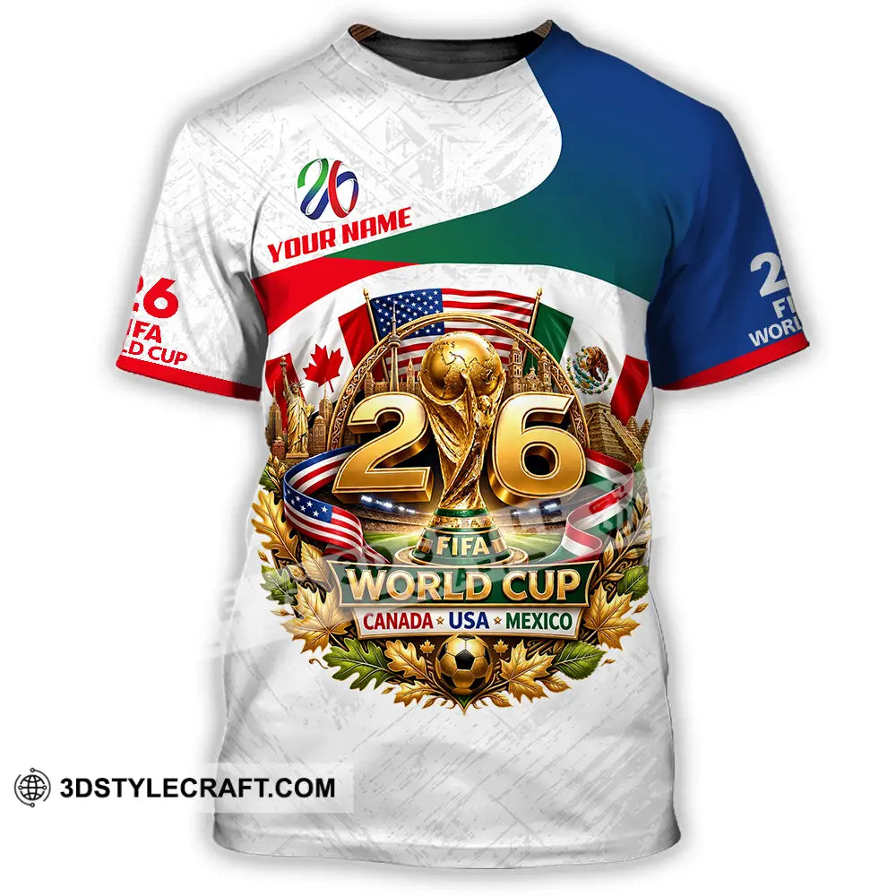 Unisex Shirt - Custom World Cup 2026 3D Shirt - T-Shirt / S - T-shirt
