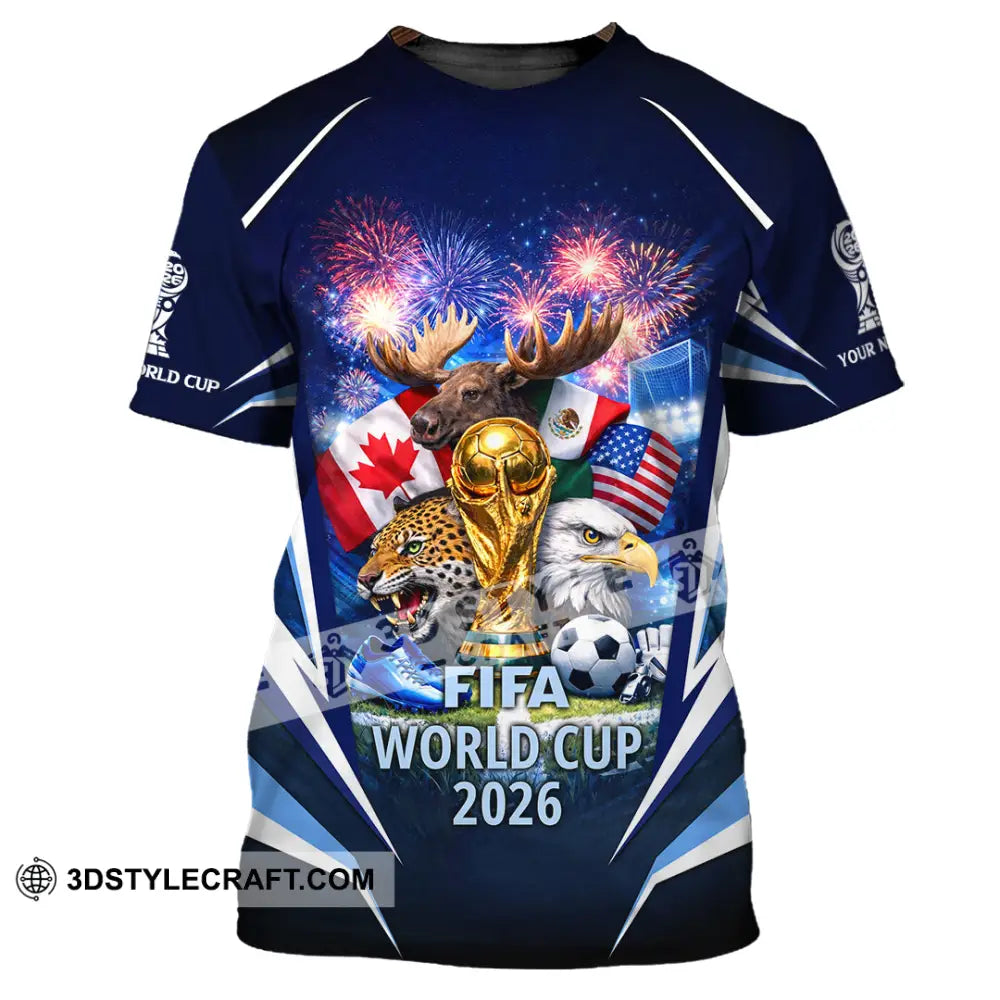 Unisex Shirt - Custom World Cup 2026 3D Shirt T-Shirt / S T-shirt