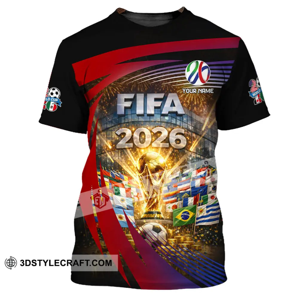 Unisex Shirt - Custom World Cup 2026 3D Shirt T-Shirt / S T-shirt