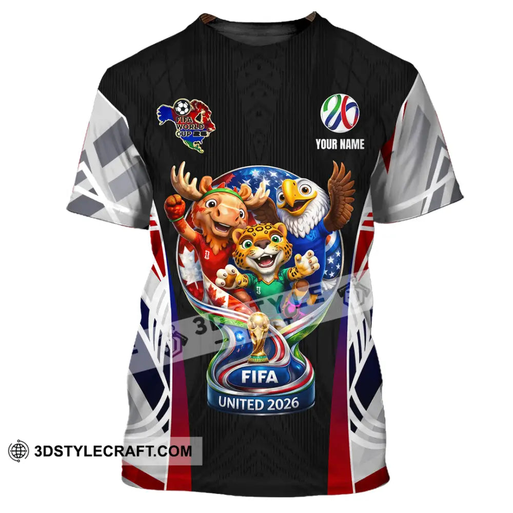 Unisex Shirt - Custom World Cup 2026 3D Shirt T-Shirt / S T-shirt